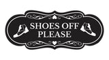Designer Shoes Off Please (Boots) Wall or Door Sign