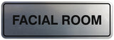 Signs ByLITA Standard Facial Room Sign - Easy Installation | Durable Wall or Door