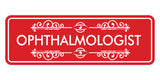 Signs ByLITA Standard Ophthalmologist Wall or Door Sign