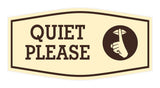 Signs ByLITA Fancy Quiet Please Wall or Door Sign