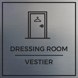 Signs ByLITA Square Dressing Room Wall or Door Sign | Spanish Bilingual Signs