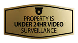 Signs ByLITA Fancy Property Is Under 24hr Video Surveillance Wall or Door Sign