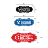 Signs ByLITA Designer Restricted Access Storage Room Wall or Door Sign