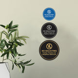 Circle No Soliciting Family, Friends and Neighbors Welcome Wall or Door Sign