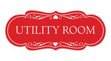Signs ByLITA Designer Utility Room Wall or Door Sign