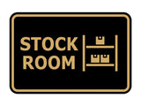 Signs ByLITA Classic Framed Stock Room Wall or Door Sign