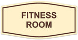 Signs ByLITA Fancy Fitness Room Sign | Durable Plastic | Vibrant Colors | Powerful Foam Tape