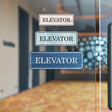 Standard Plus Elevator Wall or Door Sign | Office Room Directions