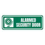 Standard Plus Alarmed Security Door Door or Wall Sign | Safety Signage