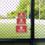 Classic Framed Plus Warning Keep Out Of Children's Reach Wall or Door Sign | Children Safety Sign