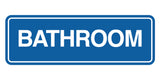 Signs ByLITA Standard Bathroom Wall or Door Sign | Easy Installation | Office & Home Restroom Signage