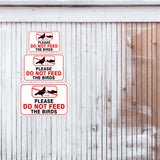 Classic Framed Plus Please Do Not Feed The Birds Door or Wall Sign | Warning Signage