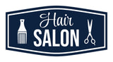 Signs ByLITA Fancy Hair Salon Easy Installation | Durable Construction | Barbers | Grooming and Styling | Hair Wall or Door Sign