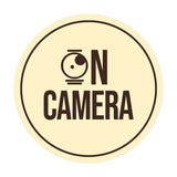 Signs ByLITA Circle On Camera Wall or Door Sign