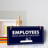 Business & Workplace Decor 5x10 Hanging Plus Wall or Door Sign