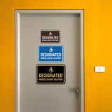 Signs ByLITA Classic Framed Designated Wheelchair Seating Wall or Door Sign