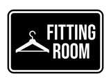 Classic Framed Fitting Room Wall or Door Sign
