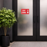 Classic Framed Staff Lounge Wall or Door Sign