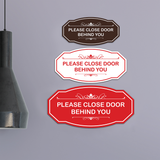 Victorian Please Close Door Behind You Wall or Door Sign