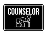 Classic Framed Counselor Wall or Door Sign