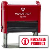 All Quality Reusable Product Self-Inking Rubber Stamp