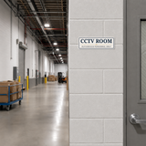 Standard Plus CCTV Room — Authorized Personnel Only — Wall or Door Sign | Specialist Room - Sign