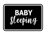 Signs ByLITA Classic Framed Baby Sleeping Wall or Door Sign