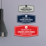 Signs ByLITA Fancy Property Is Under 24hr Video Surveillance Wall or Door Sign