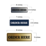 Signs ByLITA Standard Order Here Wall or Door Sign