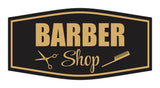 Signs ByLITA Fancy Barber Shop Easy Installation | Durable Construction | Barbers | Grooming and Styling | Hair Wall or Door Sign