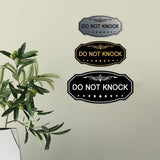 Victorian Do Not Knock Wall or Door Sign