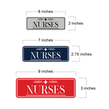 Signs ByLITA Nurses Graphic Medical Office Decor Wall or Door Sign
