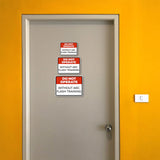 Classic Framed Plus Do Not Operate Without Arc Flash Training Door or Wall Sign | Miscellaneous Warning Signs - Industrial & Construction