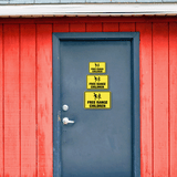 Classic Framed Plus Free Range Children Wall or Door Sign | Novelty Safety Sign