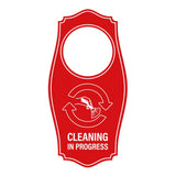 Signs ByLITA Cleaning in Progress Door Hanger