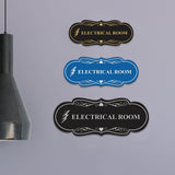 Designer Electrical Room (Lightning) Wall or Door Sign