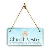 Signs ByLITA Place of Worship Room Signs 5x10 Hanging Plus Wall or Door Sign
