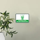 Classic Framed Plus Accumulation of Waste May Cause An Unpleasant Smell Wall or Door Sign | RV Accessories