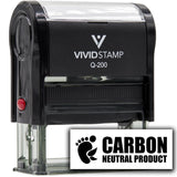 All Quality Carbon Neutral Product Self-Inking Rubber Stamp