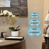 Classic Framed Plus This Is A Bathroom Not A Wifi Lounge Sh*t & Split Wall or Door Sign | Office & Workspace Bathroom Signage