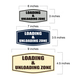 Fancy Loading & Unloading Zone Wall or Door Sign