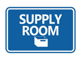 Classic Framed Supply Room Wall or Door Sign