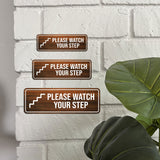 Standard Plus Please Watch Your Step Wall or Door Sign | Public Spaces Signage