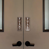 Signs ByLITA Vertical Push and Pull - Christian Door Signs (Push Pull Christian Acronym) Door Sign