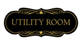 Signs ByLITA Designer Utility Room Wall or Door Sign