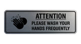 Standard Attention Please Wash Your Hands Sign