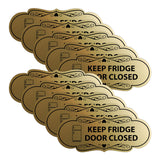 Signs ByLITA Designer Keep Fridge Door Closed Wall or Door Sign