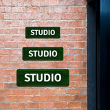 Standard Plus STUDIO Door or Wall Sign | Office & Home Signage