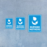Portrait Round Plus Nursing Mothers Wall or Door Sign | Baby Rooms Signage