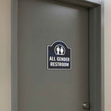 All Gender Restroom' Headstone ? Wall/Door Restroom & Hygiene Sign